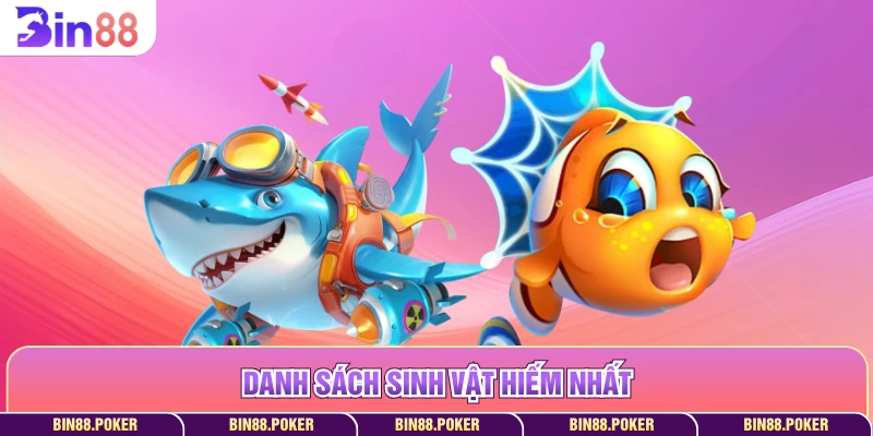Danh sách sinh vật hiếm nhất